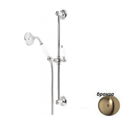 Душевой гарнитур бронза, GOLF-SD-02-Bi, Cezares
