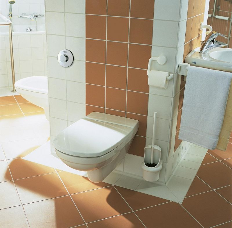 Панель смыва для унитаза GROHE (1 режим смыва), хром (37060000)