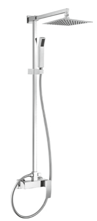 Душевая колонна хром, QUATTRO-C-CD-01-S, Cezares