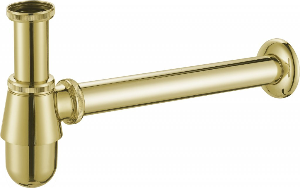 Сифон для раковины золото, CZR-SB3-03, Cezares