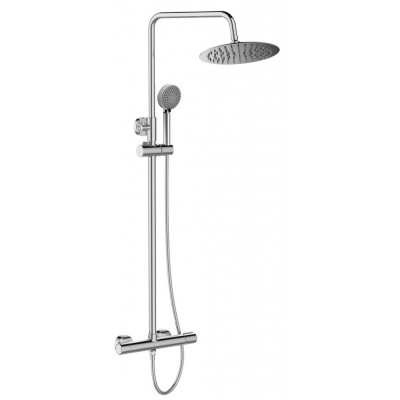 Душевая стойка со смесителем хром, UNO-DOCM-CRM, Belbagno