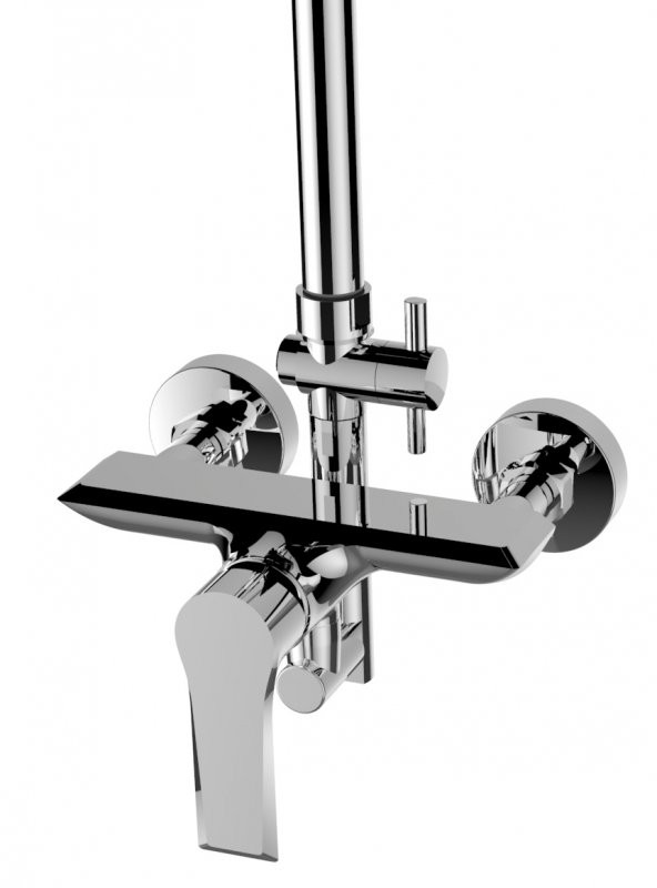 Душевая стойка со смесителем хром, BB-COLD-U-CRM, Belbagno