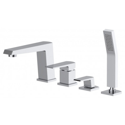 Смеситель на борт ванны хром, ARL-VIM4-CRM, Belbagno