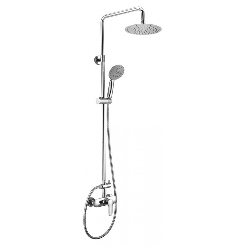 Душевая колонна со смесителем хром, REN-DOCM-CRM-IN, Belbagno