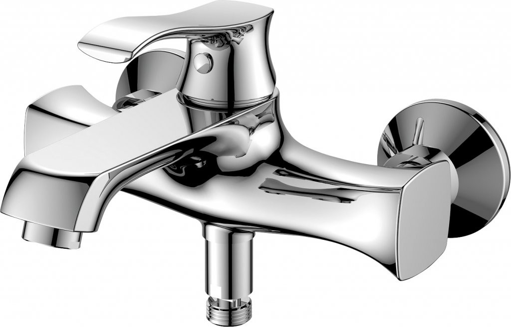 Смеситель для ванны и душа хром, TRU-VASM-CRM, Belbagno