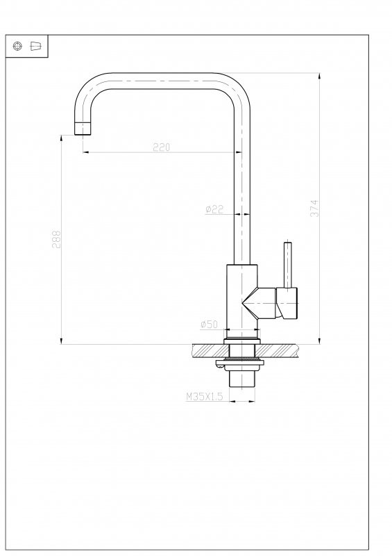 Смеситель для кухни матовый хром, Belbagno, BB-LAM03A-IN