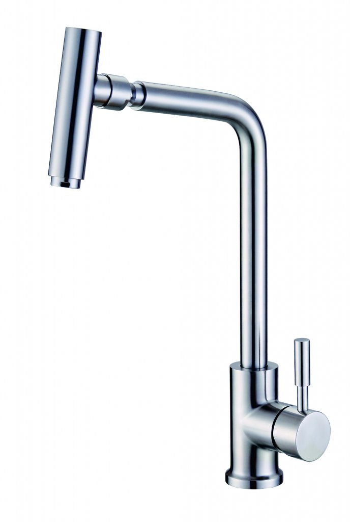 Смеситель для кухни матовый хром, Belbagno, BB-LAM16-IN