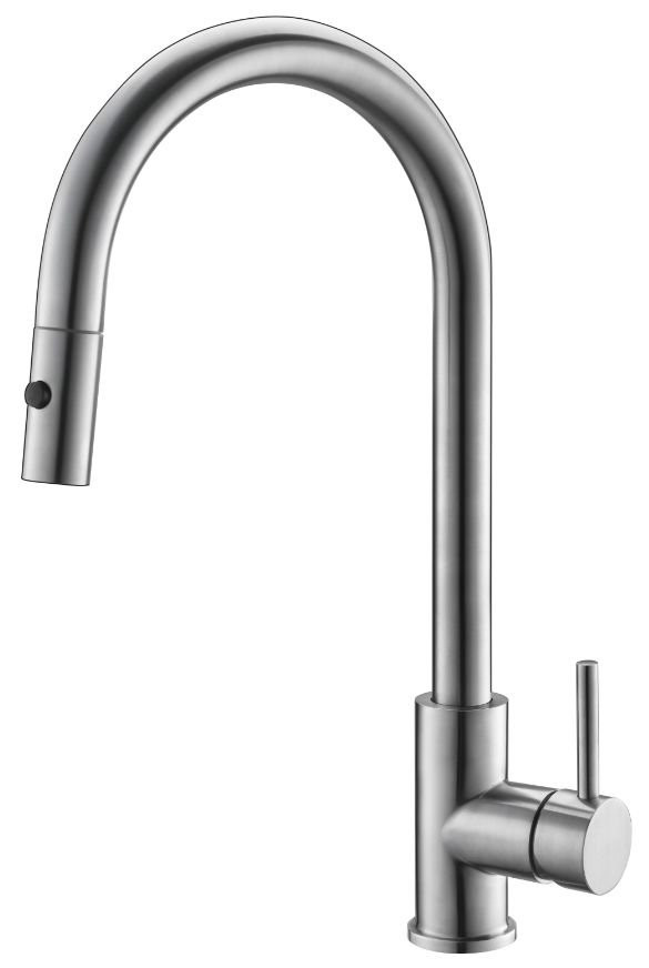 Смеситель для кухни матовый хром, Belbagno, BB-LAM31B-IN