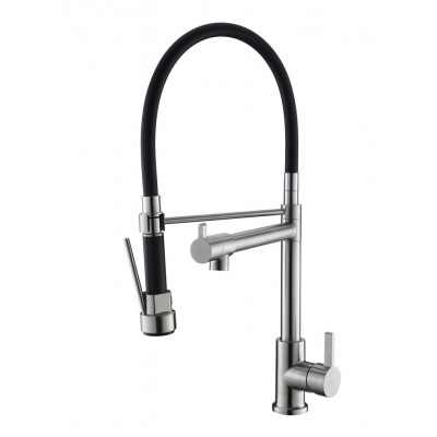 Смеситель для кухни матовый хром, Belbagno, BB-LAM50-IN