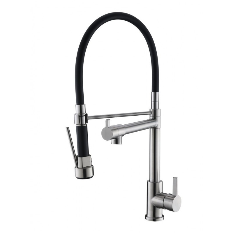 Смеситель для кухни матовый хром, Belbagno, BB-LAM50-IN