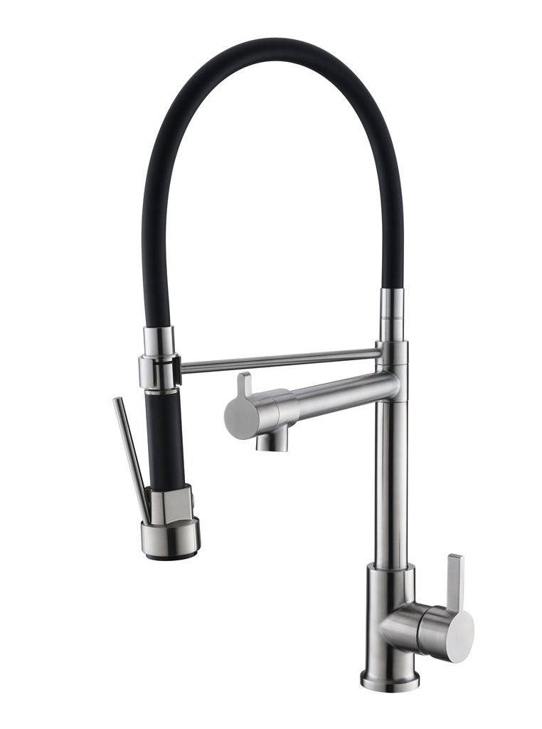 Смеситель для кухни матовый хром, Belbagno, BB-LAM50-IN