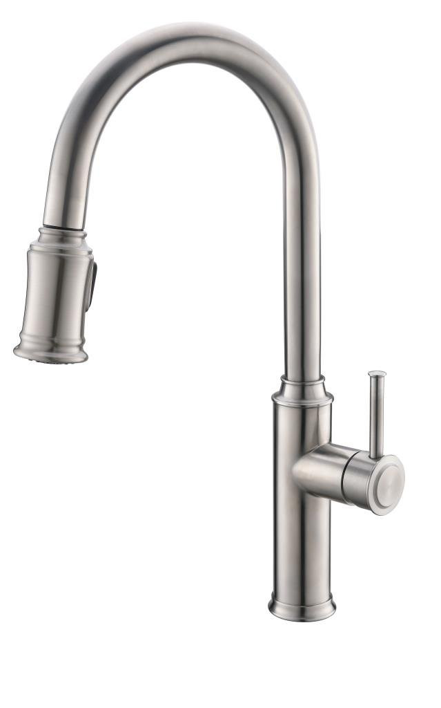 Смеситель для кухни матовый хром, Belbagno, BB-LAM58-IN