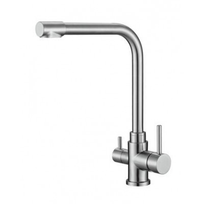 Смеситель для кухни матовый хром, Belbagno, BB-LAM15-IN