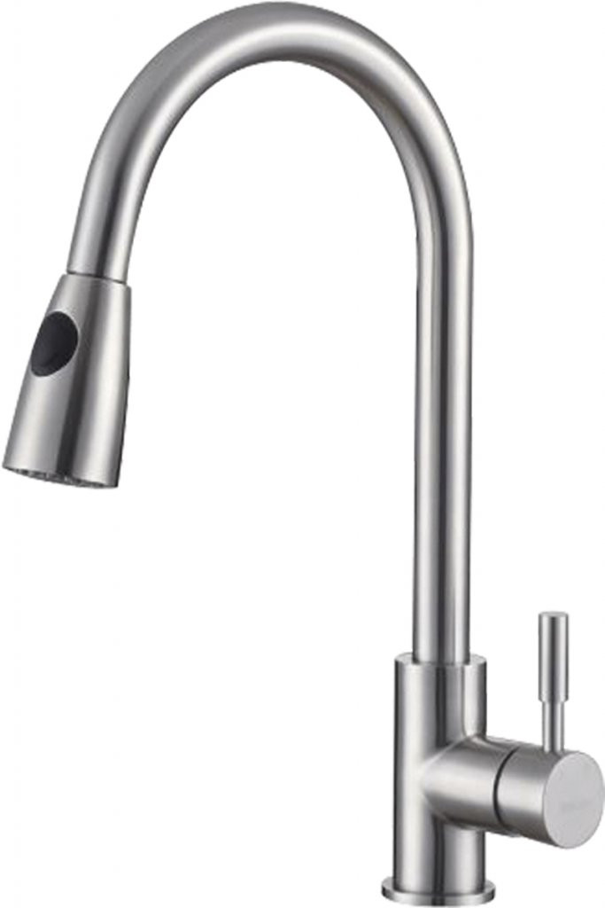 Смеситель для кухни матовый хром, Belbagno, BB-LAM31-IN