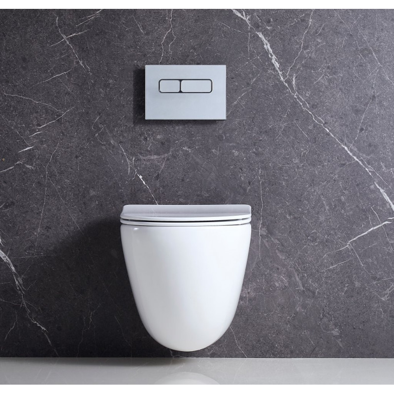 Чаша для безободкового подвесного унитаза, AMANDA, Belbagno, BB051CHR