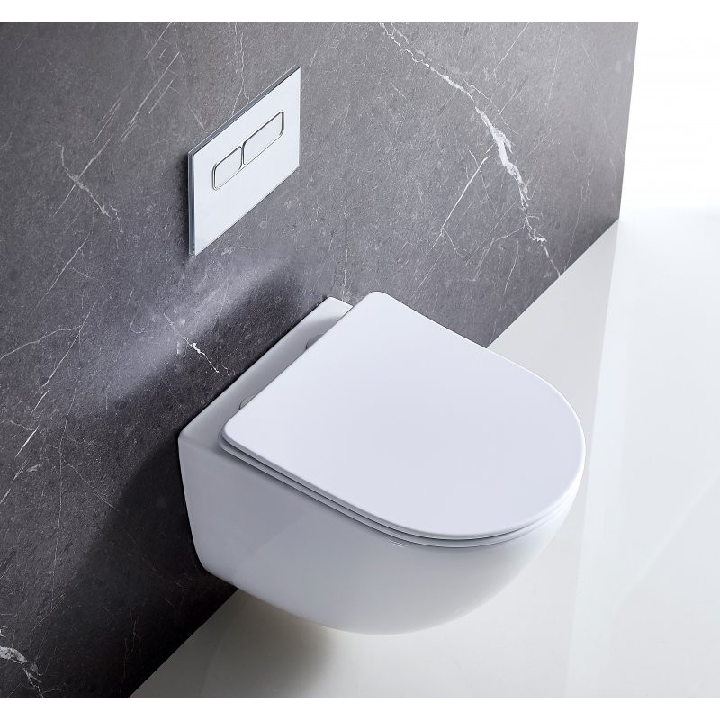 Чаша для безободкового подвесного унитаза, AMANDA, Belbagno, BB051CHR