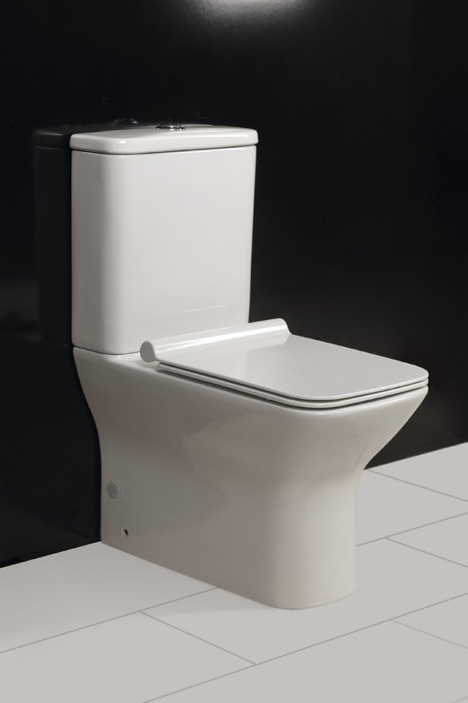 Чаша унитаза-компакта безободкового, ROMANO, Belbagno, BB248CPR-P