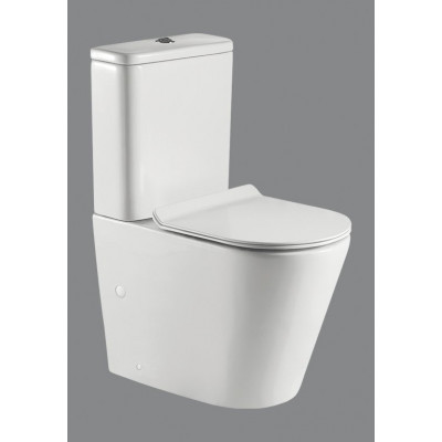 Сидение для унитаза с металлическими креплениями, Belbagno, BB016SC