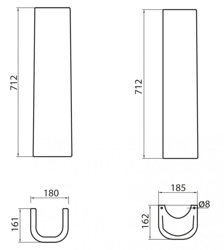 Пьедестал для раковины, SABRINA, Belbagno, BB122P