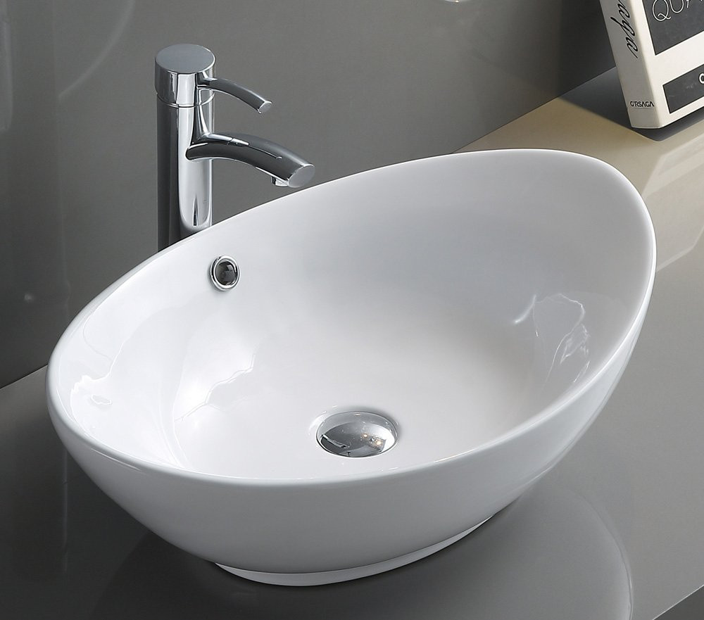 Раковина накладная 600X370X190 мм, Belbagno, BB1087