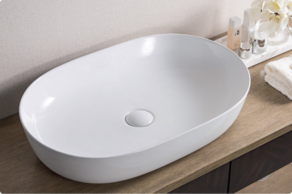 Раковина накладная 610х410х135 мм, Belbagno, BB1348