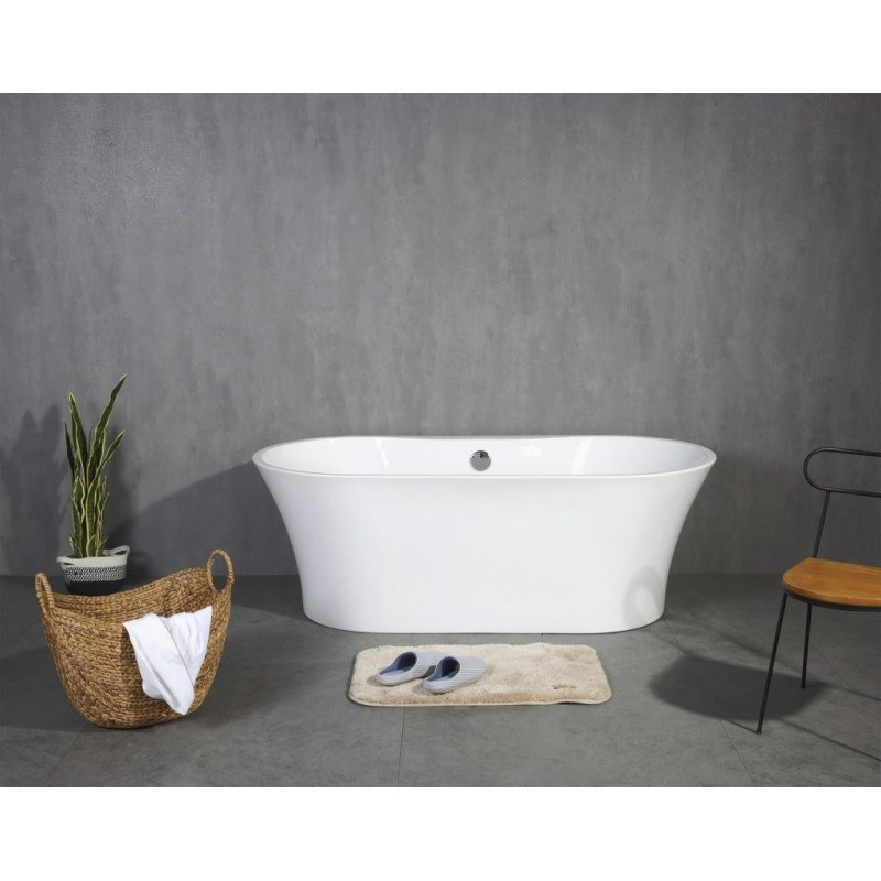 Ванна 150x74х59см отдельностоящая акриловая, BB201-1500-800, Belbagno