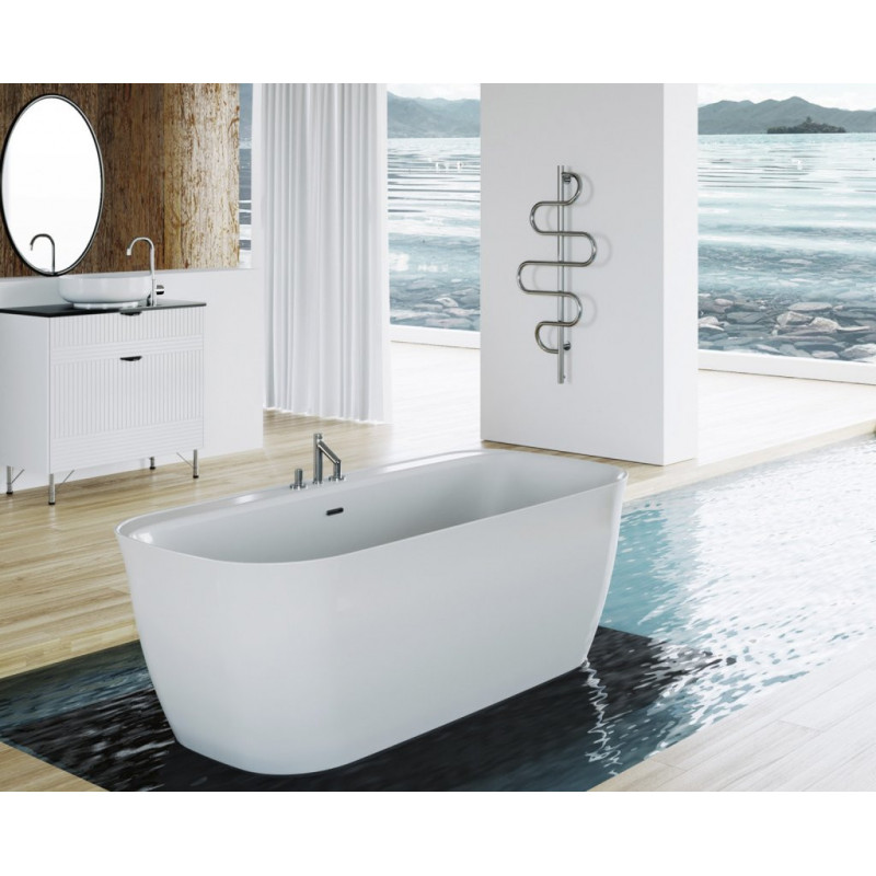 Ванна 160x80х60см отдельностоящая акриловая, BB303, Belbagno