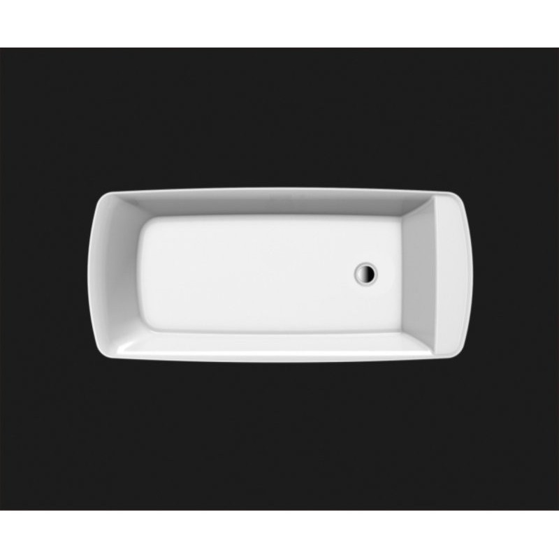 Ванна 167x75х68см отдельностоящая акриловая, BB304, Belbagno