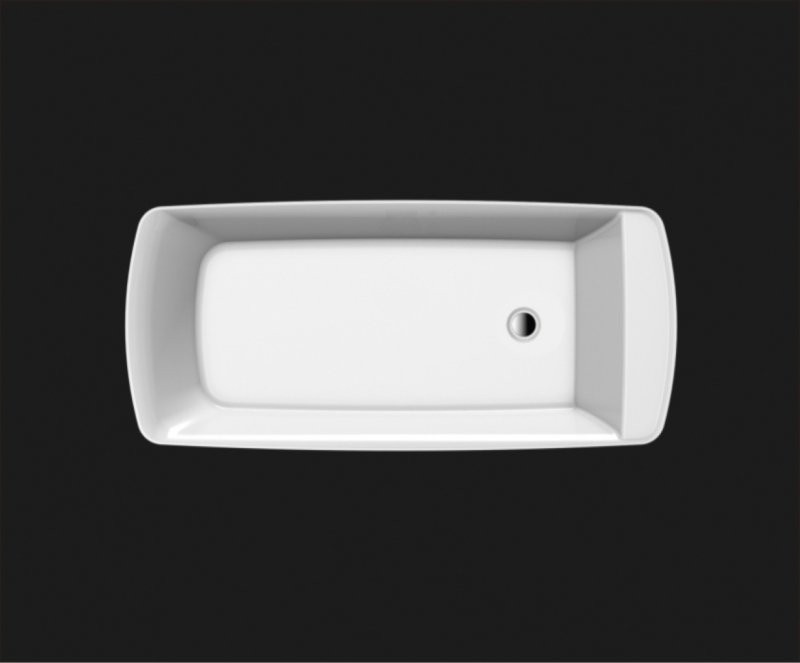 Ванна 167x75х68см отдельностоящая акриловая, BB304, Belbagno
