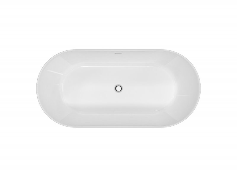 Ванна 167x78х57см отдельностоящая акриловая, BB306-1675, Belbagno