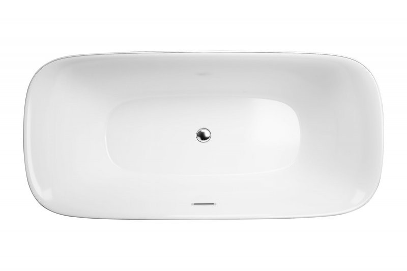 Ванна 170x80х60см отдельностоящая акриловая, BB400-1700-800, Belbagno