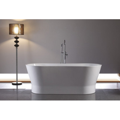 Ванна 165x73х60см отдельностоящая акриловая, BB406-1650-730, Belbagno