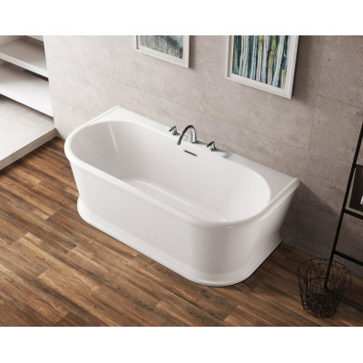 Ванна 150x80х60см Belbagno BB408-1500-800 пристенная акриловая