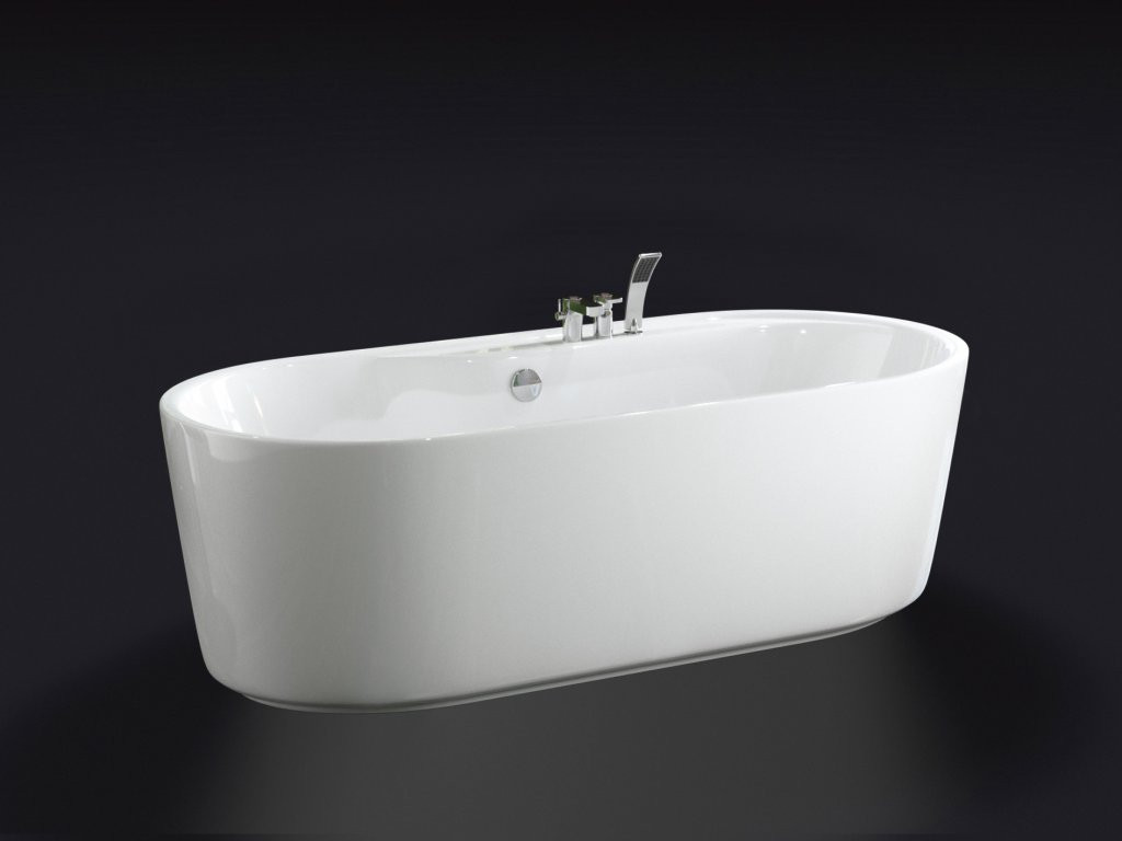 Ванна 178x84х59см отдельностоящая акриловая, BB14-K, Belbagno