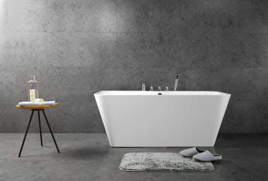 Ванна 170x80х59см отдельностоящая акриловая, BB19-1700-800, Belbagno