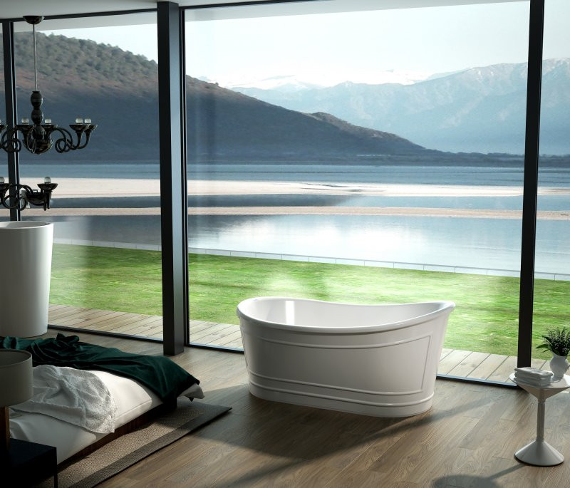 Ванна 168x71х75см отдельностоящая акриловая, BB32S, Belbagno