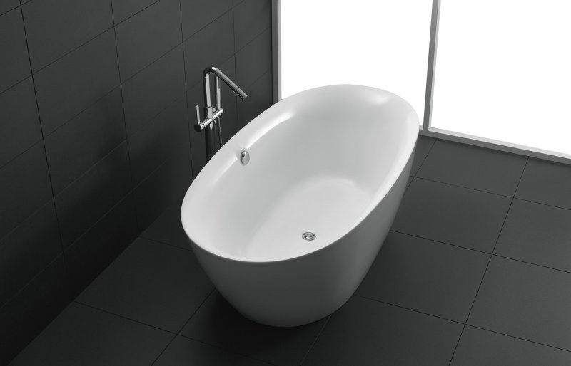 Ванна 180x90х60см отдельностоящая акриловая, BB68-1800, Belbagno