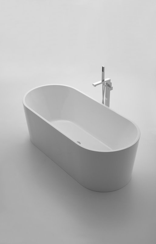 Ванна 160x75х60см Belbagno BB71-1600 отдельностоящая акриловая