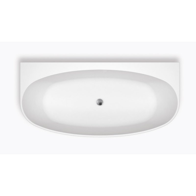 Ванна 170x80х58см пристенная акриловая, BB83-1700, Belbagno