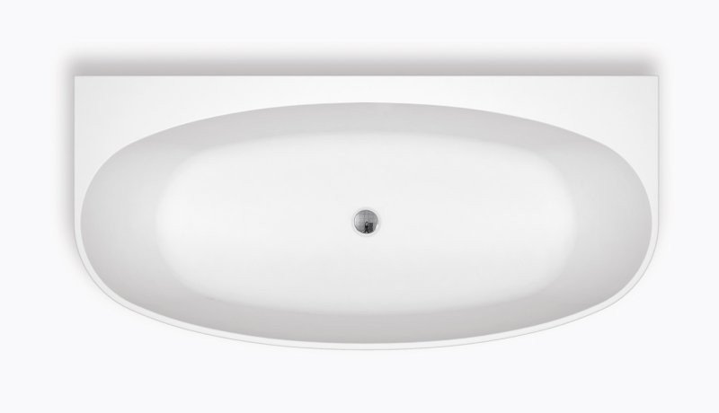 Ванна 170x80х58см пристенная акриловая, BB83-1700, Belbagno
