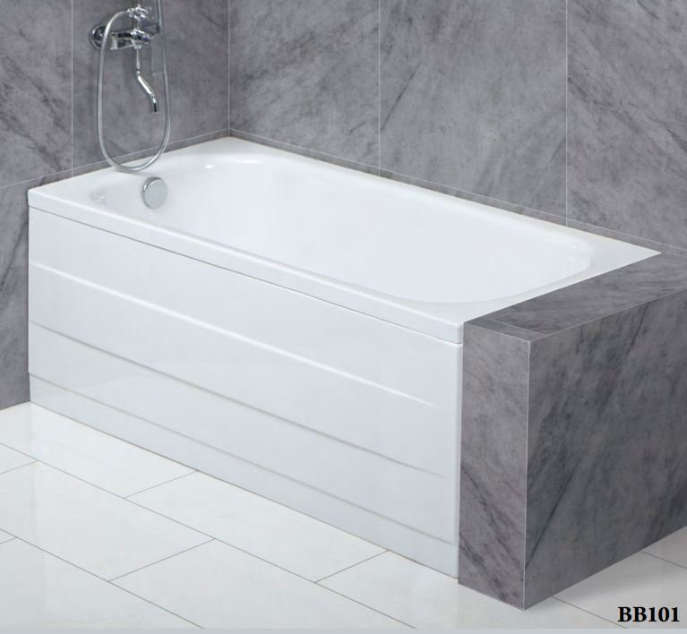 Ванна 139x70х40см пристенная акриловая, BB101-140-70, Belbagno