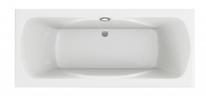 Ванна 180x80х41см пристенная акриловая, BB104-180-80, Belbagno