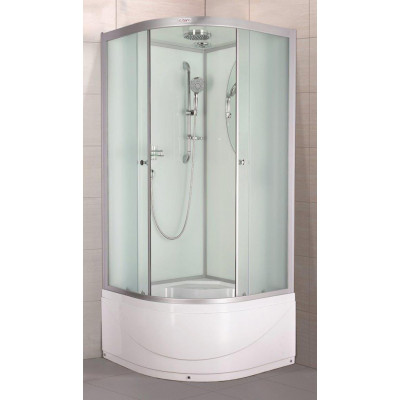 Душевая кабина матовое стекло 80х80х210см, Esbano, ES-80CRB