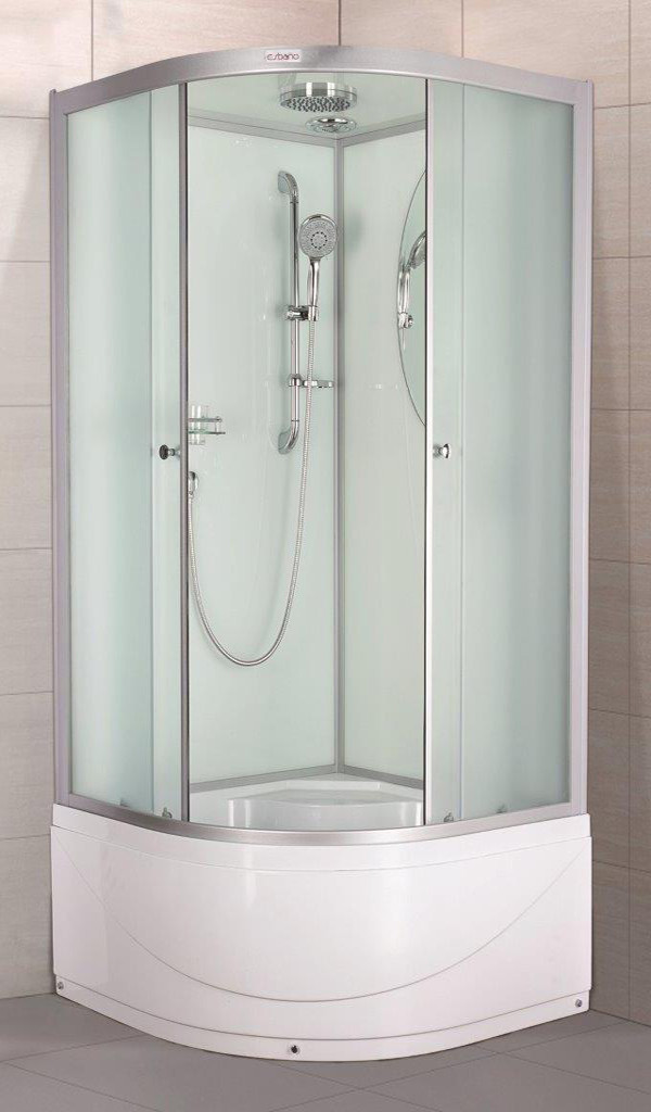 Душевая кабина матовое стекло 80х80х210см, Esbano, ES-80CRB