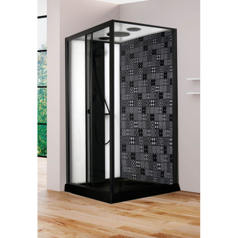 Душевая кабина матовое стекло 110х80х210см, Esbano, ESBANO-ESB-1180CKR