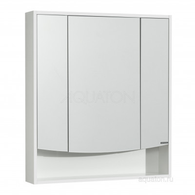 Зеркальный шкаф Aquaton Инфинити 76 белый 1A192102IF010