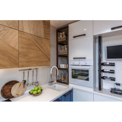 Мойка гранитная белая 38 см, Omoikiri, Bosen 38-U-WH