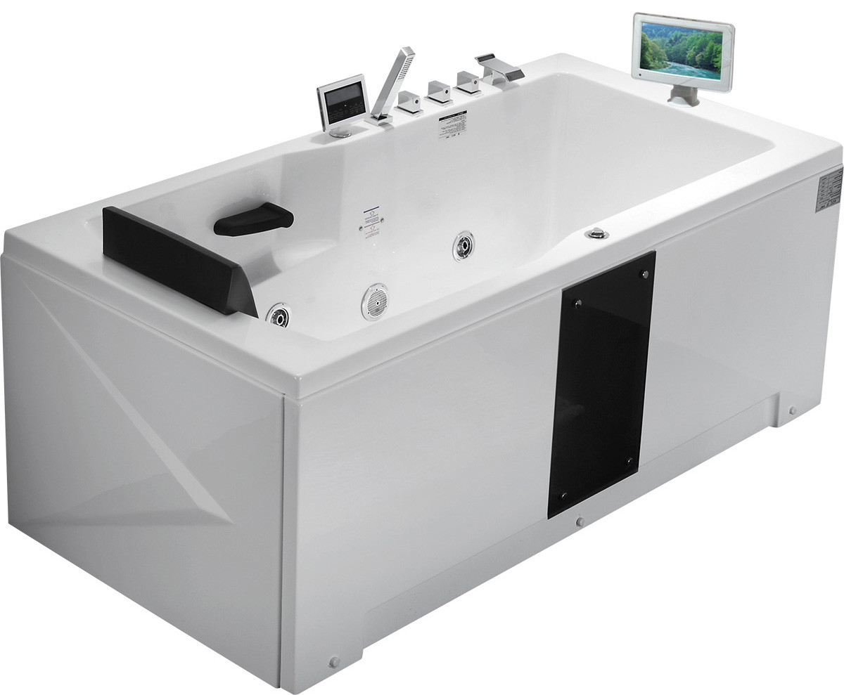 Акриловая ванна Gemy G9066 II O R 171x86см правая с TV