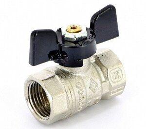 Кран шаровой ВВ ARIZONA бабочка BUGATTI 3/4" (06020014)
