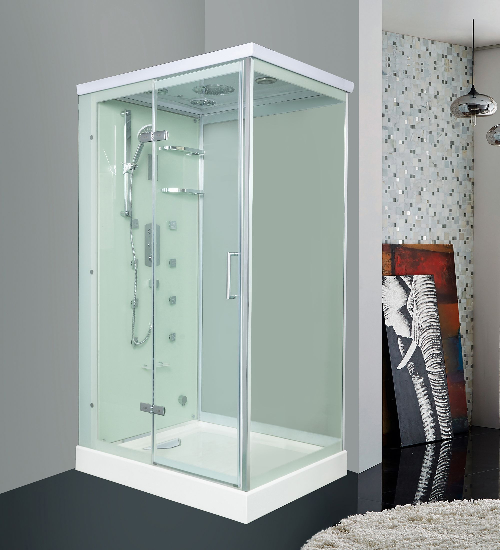 Душевая кабина 120х90х220см, Welt Wasser, WW MAINE L 120/90